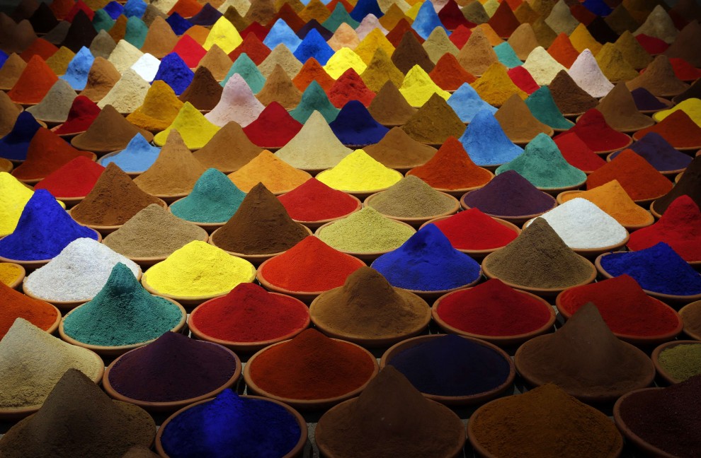 Campo de color. Sonia Falcone, padiglione Bolivia (Reuters)
