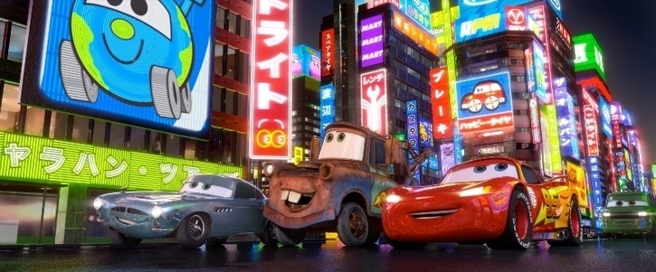 "CARS 2"

(L-R) Finn McMissile, Mater, Lightning McQueen

Â©Disney/Pixar.  All Rights Reserved.