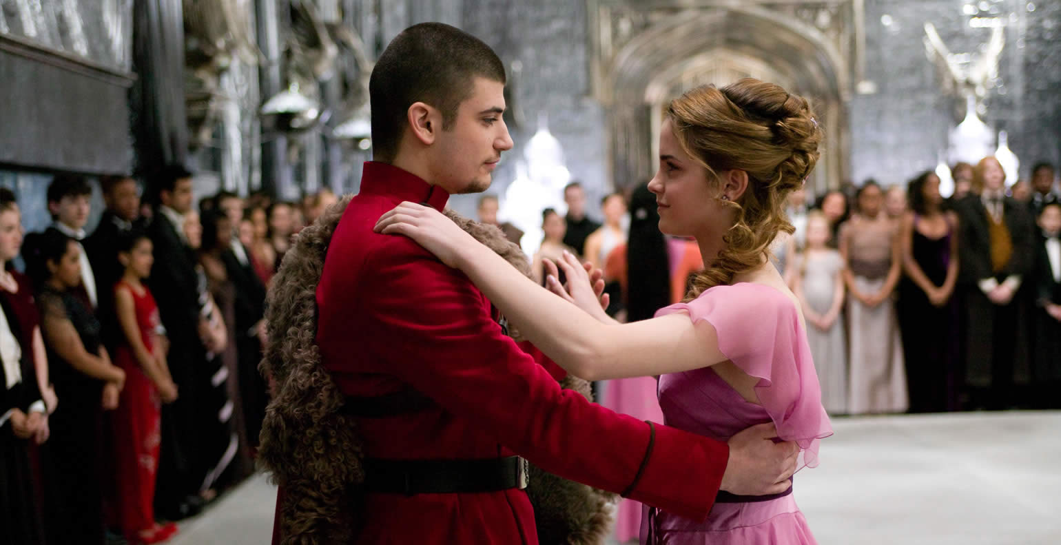 Viktor e Hermione al Ballo