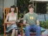 RAISING HOPE:  Jimmy (Lucas Neff, R) runs into an old flame (Kate Micucci, L) while searching for a day care center for Hope in the RAISING HOPE episode "Dead Tooth" airing Tuesday, Sept. 28 (9:00-9:30 PM ET/PT) on FOX.  ©2010 Fox Broadcasting Co.  Cr:  Ray Mickshaw/FOX