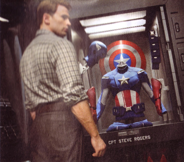 Chris Evans in una scena di The Avengers